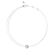 Guess Elegantna jeklena ogrlica Cvetoče poletje JUBN05223JWRHT/U