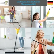 COCOFY 43–153cm, 35cm teleskopski brisalec za prho in tla