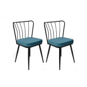 Hanah Home Yildiz 952 V2 Stolice, Plave