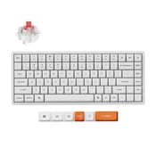 Keychron Keychron K2 Max QMK Wireless Mechanical Keyboard BELA Popolnoma sestavljena (Hot-Swappable), RGB osvetlitev Aluminijast okvir, Keychron Super Red, (22095630)