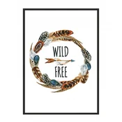 shumee PLAKAT V OKVIRJU A4 cm Wild PD280