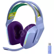 LOGITECH brezžične RGB slušalke G733 Lightspeed, lila