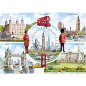 Gibsons - Puzzle Pogled na London - 1 000 kosov