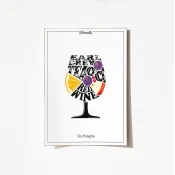 Wallity Poster Tea Sangria-2054, 21x29,7 cm