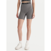 Calvin Klein Underwear Kolesarske hlače LV00QF8488 Siva Slim Fit