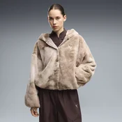 PUMA Street Glam Highloft Oversized Jacket Women, Clothing, Mouse Gray, XS