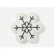 Okrasna blazina SNOWFLAKE 35x35 cm, bela