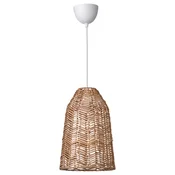 KAPPELAND/HAVSDJUP Viseča svetilka, bela/ratan, 29 cm