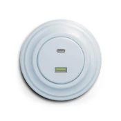Kliklap - Retro USB uticnica A+C sa okvirom, plava