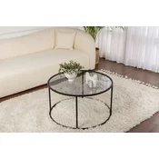 Hanah Home Sto za dnevnu sobu Aurum, 80x80x43cm, Crni