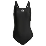 ADIDAS PERFORMANCE Športne enodelne kopalke črna/bela