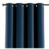 Modra zavesa 260x130 cm Posh Velvet - Yellow Tipi