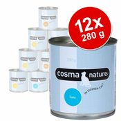 Varčno pakiranje Cosma Nature 12 x 280 g - Piščančji file