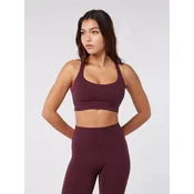 YO-GAYA Športni nederček Cross Back Bra burgund