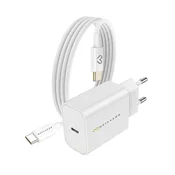 OEM Mayaxess, Omrežni polnilnik za Xiaomi 17 Ultra 20W + 1m USB-C kabel, Bela, (5000275822)