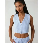 Hiccup Brezrokavnik svetlo modra/črna