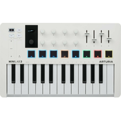 Arturia 231501 MiniLab 3 - Universal-MIDI-Controller, 25 Tasten, white