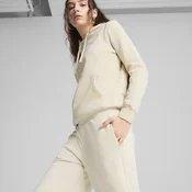 Puma ESS SMALL NO. 1 LOGO COMFORT STRAIGHT PANTS TR OP, ženske hlace, bež 684979