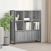 Ormaric za knjige 2 pcs Siva Sonoma 99,5 x 30 x 108 cm