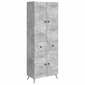 vidaXL 2 pcs Betonsko siva