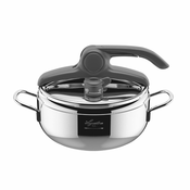 Lagostina Ekonom lonec Irradial Lagoeasyup 22cm/3,5 l/inox/indukcija, (20456251)