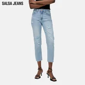 Salsa Faith Cropped Kavbojke