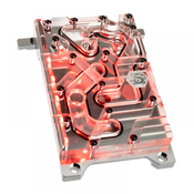 Bitspower Monoblock für MSI X399 Gaming PRO Carbon AC RGB Nickel - Acryl BP-WBMMX399CB