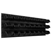 shumee Deska za orodje 115 x 39 cm polica za garažno steno