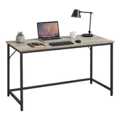 Songmics Pisarna 135x60x75 cm siva-bež