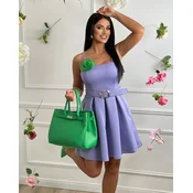 Squareonline Ženska haljina Lilac Sleek, Ljubicasta