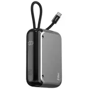 Prijenosna baterija Ttec – ReCharger, 10000 mAh, 30W, crna