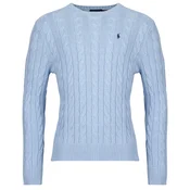 Polo Ralph Lauren PULL COL ROND EN MAILLE TORSADEE Modra