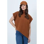 Trend Alacati Stili Ženska bluza Alc-X14686, Braon