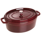 Oval Cocotte cooking pot, cast iron, 31cm/5.5L, Grenadine - Staub