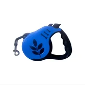 INF 5m samodejni zvit povodec z enim ročajem, ABS+najlon, ergonomski Dark Blue, (5000326683)