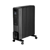 Sencor - Uljni radijator s 11 rebara 1000/1200/2400W/230V Wi-Fi crni
