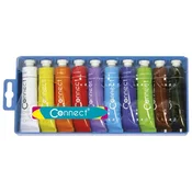 BARVA TEMPERA 18ML ALUMINIJSKA TUBA 10BARV/PVC CONNECT BLISTER