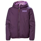 Helly Hansen JR CHAMP REVERSIBLE JACKET, otroška smučarska jopa, vijolična 41736