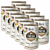 Konzerva Brit Fresh Turkey with Peas 12x400 g