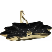 Umivalnik REA Sea Infinity Gold/Black + zamašek