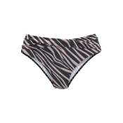 LASCANA Bikini hlačke lila/črna