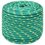 vidaXL Večnamenska uporabna vrv 12 mm 100 m Zelena PP