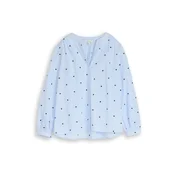 TOM TAILOR Bluza svetlo modra/črna