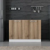 Hanah Home kuhinjski element Minar 4153, 120 cm, beli / dore