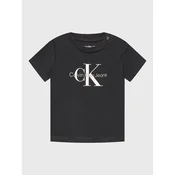 Calvin Klein Jeans Majica Monogram IN0IN00001 Črna Regular Fit