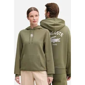 Lacoste pulover s kapuco bombažen
