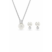 Ogrlica in uhani Swarovski MATRIX 5689624