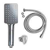 Set za tuš Cusco: rucica + crevo 1.5m + zidni držac hrom Ridder