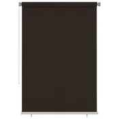 Vanjska roleta za zamracivanje 160 x 230 cm smeda HDPE