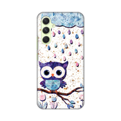 Silikonska maska za Samsung A546B Galaxy A54 5G Owl Print Skin šarena